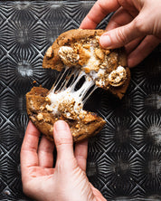 S'mores Cookie with Fire Roasted Marshmallow